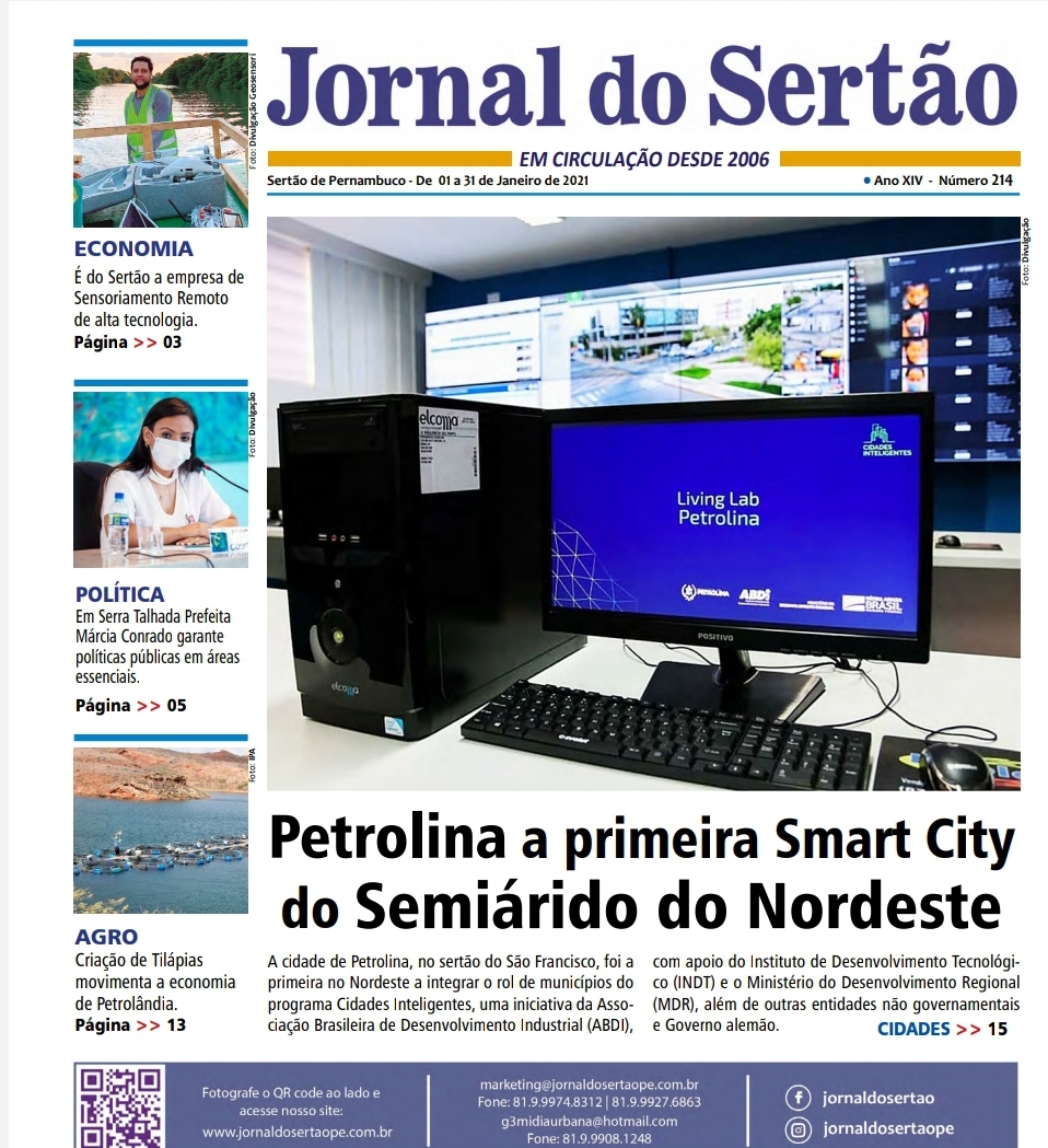 Negócios inteligentes na nova edição do Jornal do Sertão de Pernambuco