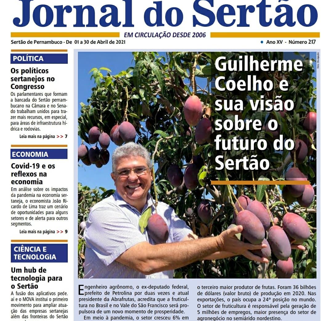 Jornal do Sertão 100% digital, desde abril 2020