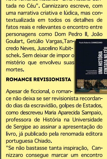 Print-2 "Uma História Contada no Céu", publicada no O Poder