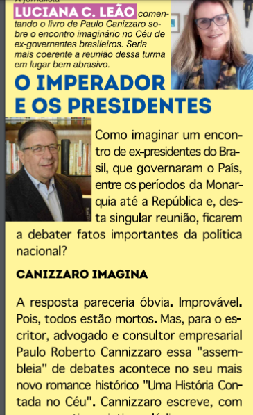 “Uma História Contada no Céu”, publicada no O Poder